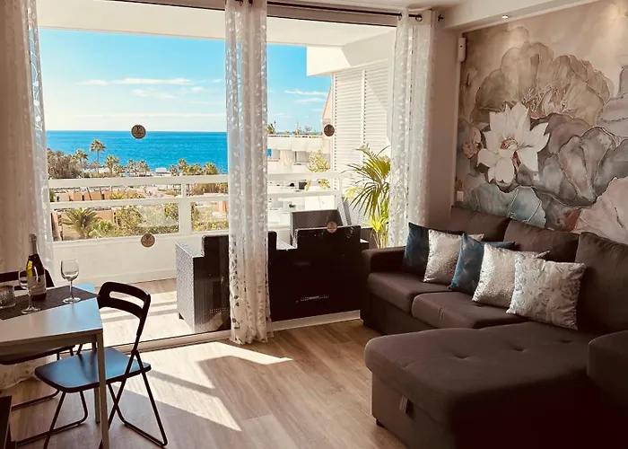 Lägenhet Americas Tenerife Cosy 1 Bedroom With A Ocean View Air Conditioning *