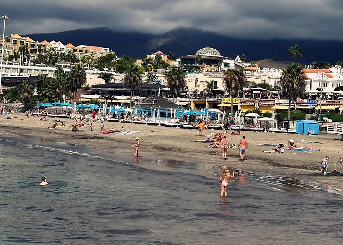 شقة Americas Tenerife Cosy 1 Bedroom With A Ocean View Air Conditioning *