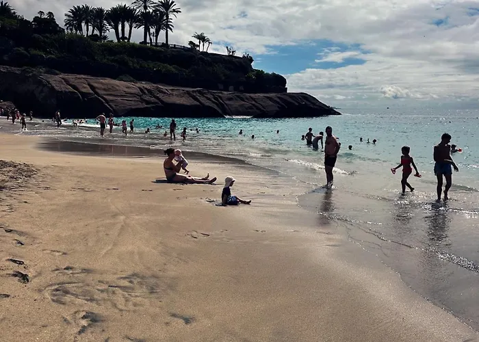 شقة Americas Tenerife Cosy 1 Bedroom With A Ocean View Air Conditioning أذيخي