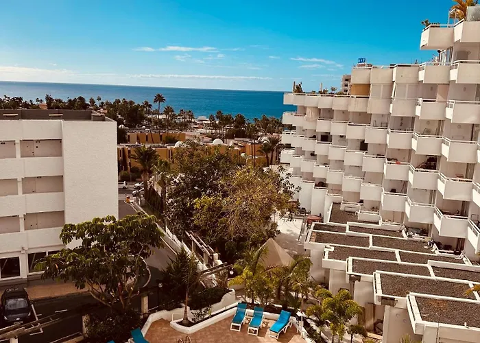 Playa De Americas Tenerife Cosy 1 Bedroom With A Ocean View Air Conditioning Lejlighed *