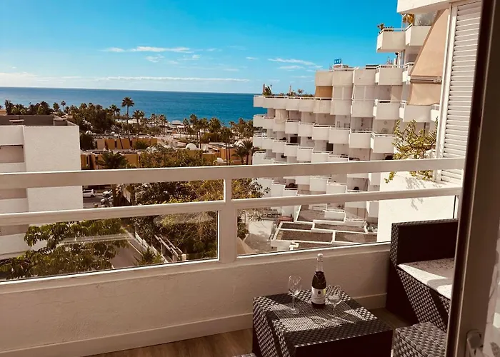 Playa De Americas Tenerife Cosy 1 Bedroom With A Ocean View Air Conditioning Lejlighed Costa Adeje (Tenerife)